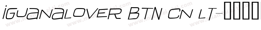 IguanaLover BTN Cn Lt字体转换